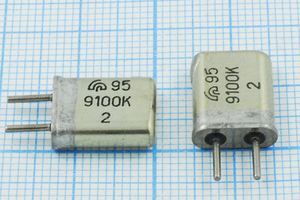 Кварцевый резонатор 9,1 МГц - 9100 HC25U МА 1Г