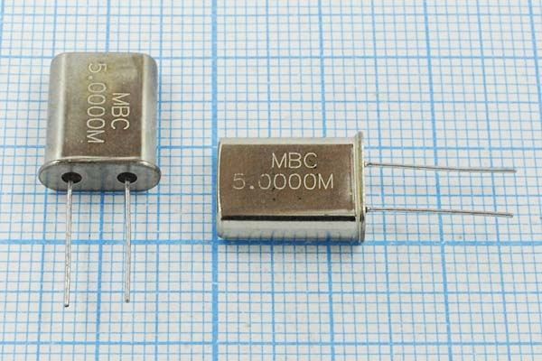 Кварцевый резонатор 5 МГц - 5000 HC49U 20 30 1Г (MBC)