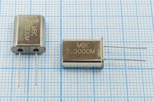 Кварцевый резонатор 5 МГц - 5000 HC49U 20 30 1Г (MBC) Кварцевый резонатор 5 МГц - 5000 HC49U 20 30 1Г (MBC)