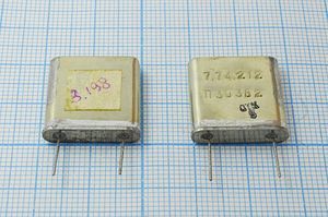Кварцевый резонатор 3,1983 МГц - 3198,3 ПА 1Г (П303В2)