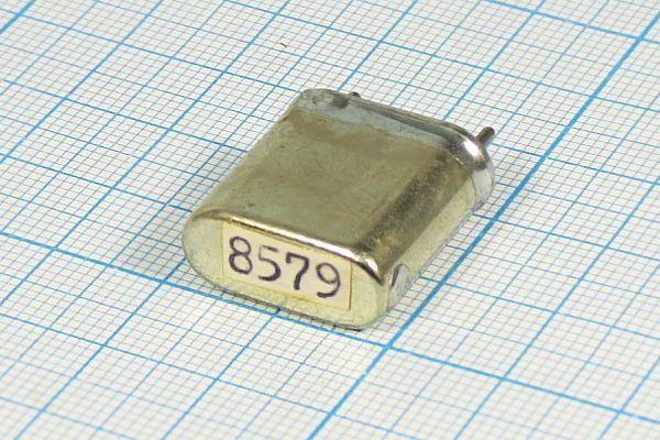 Кварцевый резонатор 8,579 МГц - 8579 HC6U БА 1Г (8579)