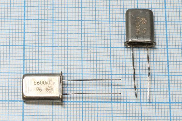 Кварцевый резонатор 8,6 МГц - 8600 HC43U S РК374МД ХСР 1Г (8600кГц)