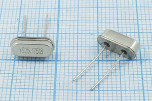 Кварцевый резонатор 25,175 МГц - 25175 HC49S3 18 25 30/-20~70C 49S 1Г Кварцевый резонатор 25,175 МГц - 25175 HC49S3 18 25 30/-20~70C 49S 1Г
