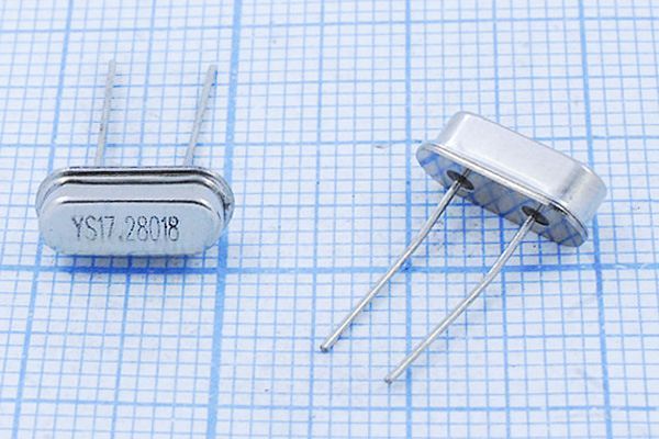 Кварцевый резонатор 17,28 МГц - 17280 HC49S3 18 20 30/-20~70C 49S 1Г