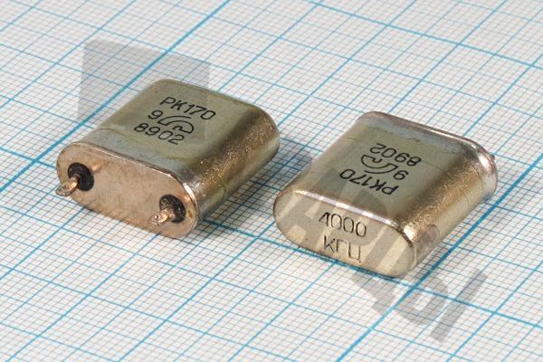 Кварцевый резонатор 4 МГц - 4000 БВ РК170БВ 1Г