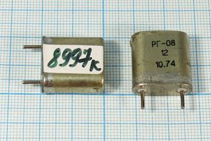 Кварцевый резонатор 8,997 МГц - 8997 HC6U РГ08БА 1Г Кварцевый резонатор 8,997 МГц - 8997 HC6U РГ08БА 1Г