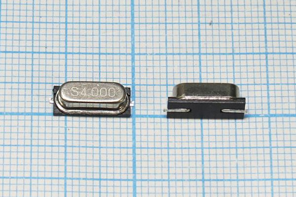 Кварцевый резонатор 4 МГц - 4000 SMD49S4 20 30 30/-20~70C 49S-SMD 1Г