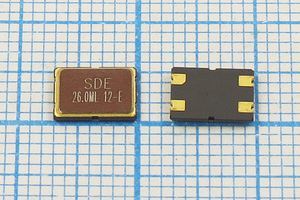 Кварцевый резонатор 26 МГц - 26000 SMD07050C4 12 10 30/-40~85C SMD0705(4P) 1 Кварцевый резонатор 26 МГц - 26000 SMD07050C4 12 10 30/-40~85C SMD0705(4P) 1