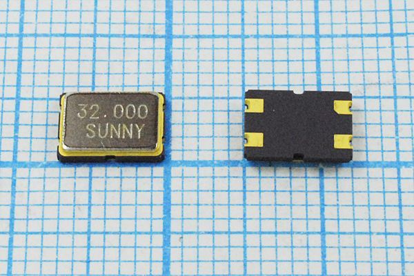 Кварцевый резонатор 32 МГц - 32000 SMD07050C4 16 SX-7[SM] 1Г (SUNNY)