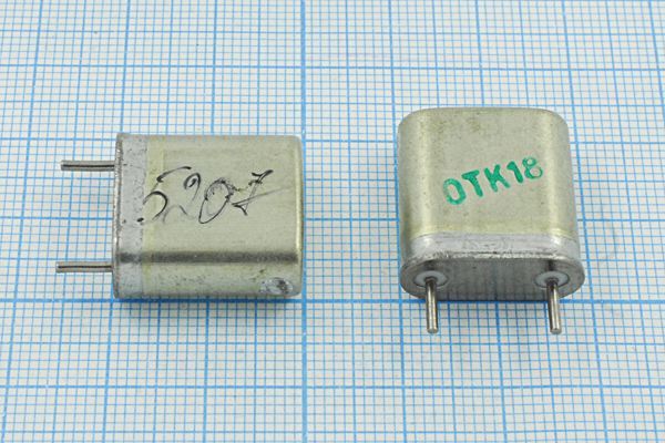 Кварцевый резонатор 5,207 МГц - 5207 HC6U БА 1Г