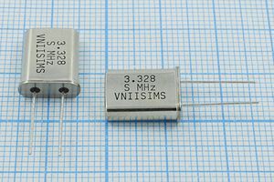 Кварцевый резонатор 3,328 МГц - 3328 HC49U S 15 30/-40~70C РПК01МД-6ВС 1Г Кварцевый резонатор 3,328 МГц - 3328 HC49U S 15 30/-40~70C РПК01МД-6ВС 1Г