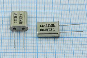 Кварцевый резонатор 1,8432 МГц - 1843,2 HC49U 13 1Г (QUARTZ1) Кварцевый резонатор 1,8432 МГц - 1843,2 HC49U 13 1Г (QUARTZ1)