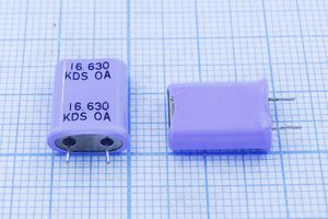 Кварцевый резонатор 16,63 МГц - 16630 HC49U S HC-49U[KDS] 1Г 4мм (KDS)