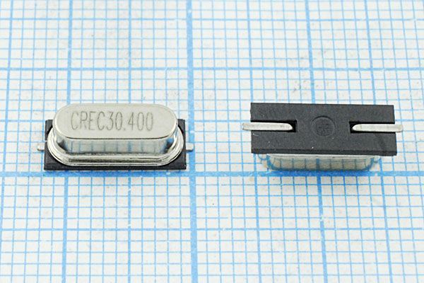 Кварцевый резонатор 30,4 МГц - 30400 SMD49S4 12 30 30/-20~70C 49SMD[CREC] 1Г