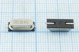 Кварцевый резонатор 30,4 МГц - 30400 SMD49S4 12 30 30/-20~70C 49SMD[CREC] 1Г