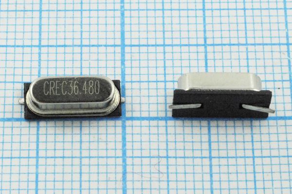 Кварцевый резонатор 36,48 МГц - 36480 SMD49S4 20 20 20/-20~70C 49SMD[CREC] 1Г