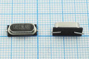 Кварцевый резонатор 36,48 МГц - 36480 SMD49S4 20 20 20/-20~70C 49SMD[CREC] 1Г