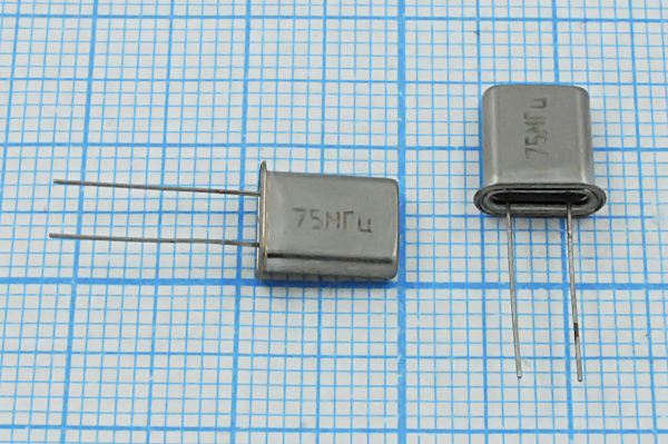 Кварцевый резонатор 75 МГц - 75000 HC45U РК45[HC45U] ХСР 3Г