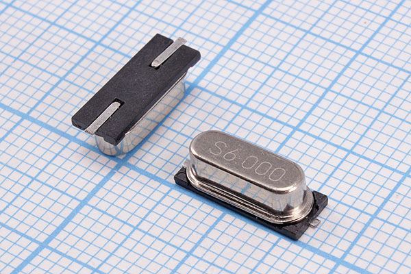 Кварцевый резонатор 6 МГц - 6000 SMD49S4 16 50 30/-10~60C 49S-SMD 1Г