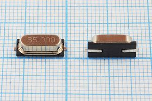 Кварцевый резонатор 5 МГц - 5000 SMD49S4 18 30 30/-10~60C 49S-SMD 1Г (S5.00