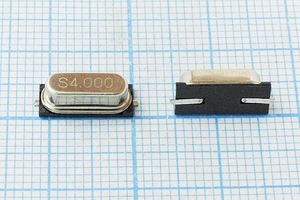 Кварцевый резонатор 4 МГц - 4000 SMD49S4 16 15 30/-10~60C 49S-SMD 1Г (S4.00 Кварцевый резонатор 4 МГц - 4000 SMD49S4 16 15 30/-10~60C 49S-SMD 1Г (S4.00