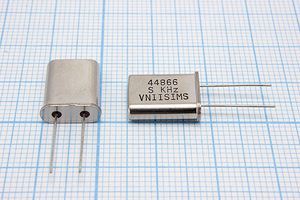 Кварцевый резонатор 44,866 МГц - 44866 HC49U S 15 30/-40~70C РПК01МД-6ВС 3Г Кварцевый резонатор 44,866 МГц - 44866 HC49U S 15 30/-40~70C РПК01МД-6ВС 3Г
