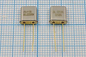 Кварцевый резонатор 65,03365 МГц - 65033,65 UM1 S 30 30/0~50C РК418-8МС 3Г Кварцевый резонатор 65,03365 МГц - 65033,65 UM1 S 30 30/0~50C РК418-8МС 3Г