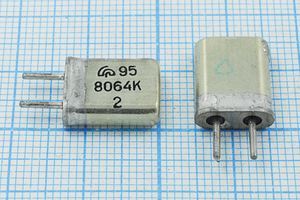 Кварцевый резонатор 8,064 МГц - 8064 HC25U МА 1Г Кварцевый резонатор 8,064 МГц - 8064 HC25U МА 1Г