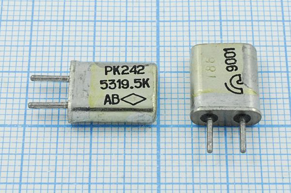 Кварцевый резонатор 5,3195 МГц - 5319,5 HC25U РК242МА 1Г