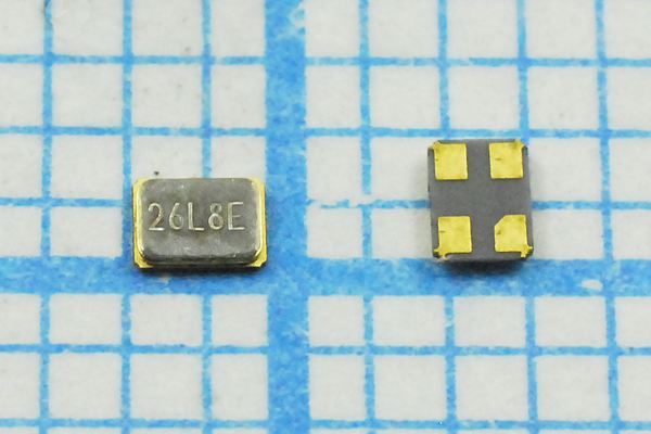 Кварцевый резонатор 26 МГц - 26000 SMD01612C4 8 10 30/-40~85C SMD1612 1Г