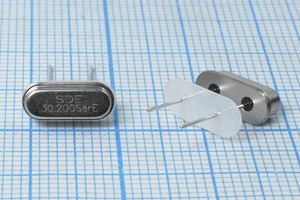 Кварцевый резонатор 30,2 МГц - 30200 HC49S3 S 10 30/-40~85C 49S[SDE] 1Г +IS