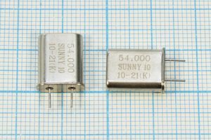 Кварцевый резонатор 54 МГц - 54000 HC49U 10 15 30/-20~70C SA[SUNNY] 3Г 5мм