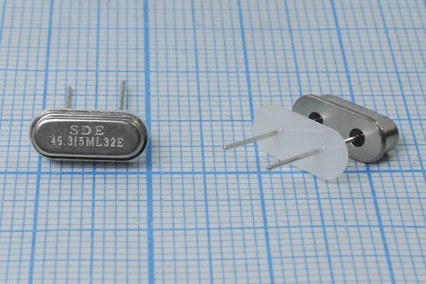 Кварцевый резонатор 46,315 МГц - 46315 HC49S 32 10 30/-40~85C 49S[SDE] 3Г +IS