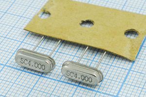 Кварцевый резонатор 4 МГц - 4000 HC49S2 10 50 50/-20~70C ATS-25U 1Г (SC4.00 Кварцевый резонатор 4 МГц - 4000 HC49S2 10 50 50/-20~70C ATS-25U 1Г (SC4.00