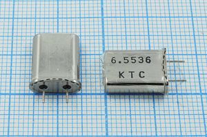 Кварцевый резонатор 6,5536 МГц - 6553,6 HC49U S 30 100/0~70C 1Г +SL 5мм (KTC) Кварцевый резонатор 6,5536 МГц - 6553,6 HC49U S 30 100/0~70C 1Г +SL 5мм (KTC)