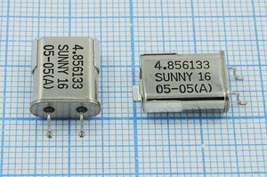 Кварцевый резонатор 4,85613 МГц - 4856,13 SMC49U 16 20 50/-20~70C HC-49UGJ 1Г Кварцевый резонатор 4,85613 МГц - 4856,13 SMC49U 16 20 50/-20~70C HC-49UGJ 1Г