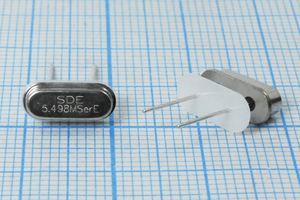 Кварцевый резонатор 5,498 МГц - 5498 HC49S3 S 10 30/-40~85C 49S[SDE] 1Г +IS
