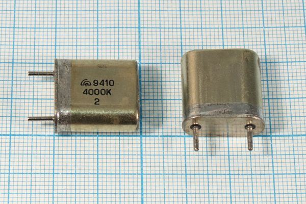 Кварцевый резонатор 4 МГц - 4000 HC6U БА 1Г (4000К)