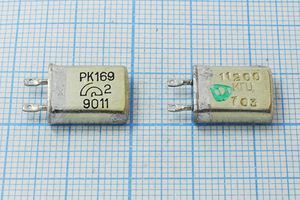 Кварцевый резонатор 11,2 МГц - 11200 МВ S 15 15/-10~60C РК169МВ-14БВ