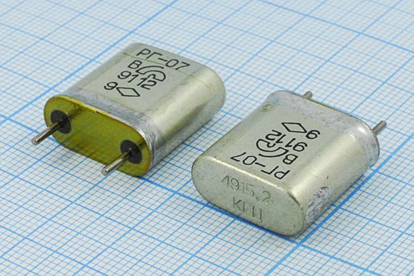 Кварцевый резонатор 4,9152 МГц - 4915,2 HC6U S 20 40/-60~85C РГ07БА-7ДТ 1Г