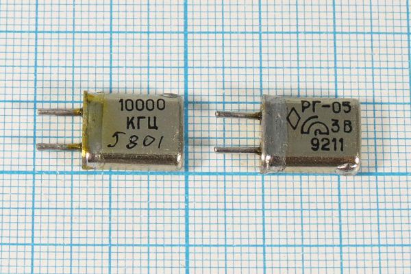 Кварцевый резонатор 10 МГц - 10000 HC25U S 15 50/-40~85C РГ05МА-14ДТ 1Г