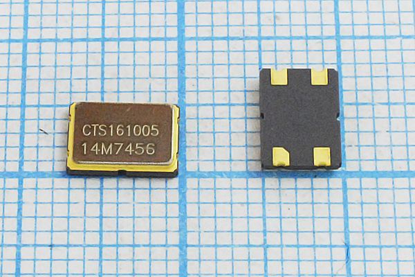 Кварцевый резонатор 14,7456 МГц - 14745,6 SMD07050C4 18 30 50/-40~85C SX-7[SM] 1Г