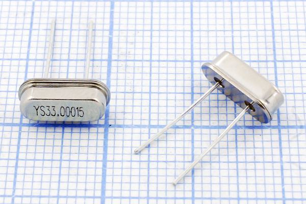 Кварцевый резонатор 33 МГц - 33000 HC49S3 15 30 50/-20~70C 49S 1Г(YS33.00015