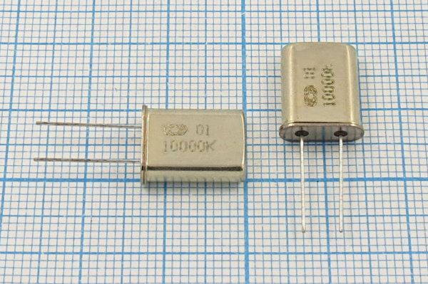 Кварцевый резонатор 10 МГц - 10000 HC49U S 15 20/-10~60C РК367МД-01-6АП 1Г