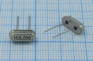 Кварцевый резонатор 16 МГц - 16000 HC49S3 12 1Г (H16.000) Кварцевый резонатор 16 МГц - 16000 HC49S3 12 1Г (H16.000)