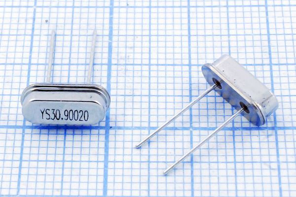Кварцевый резонатор 30,9 МГц - 30900 HC49S3 20 30 30/-20~70C 49S 1Г