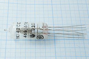 Кварцевый резонатор 0,46865 МГц - 468,65 СС РК142СС 1Г 19x46 (468,65к)