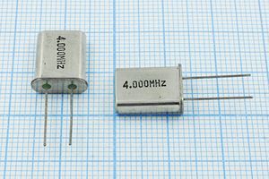 Кварцевый резонатор 4 МГц - 4000 HC49U 20 1Г (4,000MHz) Кварцевый резонатор 4 МГц - 4000 HC49U 20 1Г (4,000MHz)