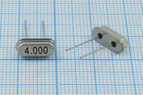 Кварцевый резонатор 4 МГц - 4000 HC49S3 20 30 HC49S[MEC] 1Г