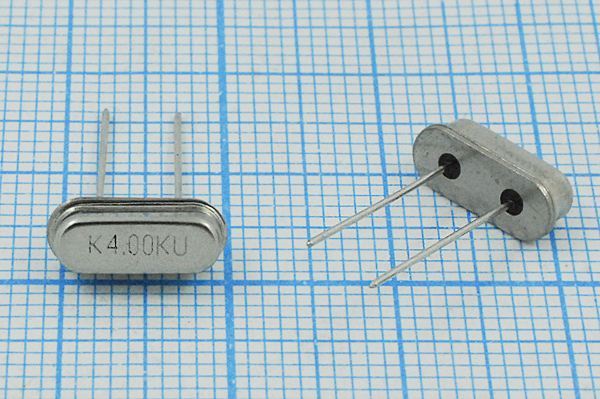 Кварцевый резонатор 4 МГц - 4000 HC49S3 20 30 HC49S 1Г (K4.00KU)